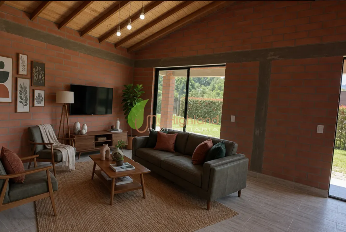 Casa Campestre A solo 250 mts de la autopista Med Bogota Guarne