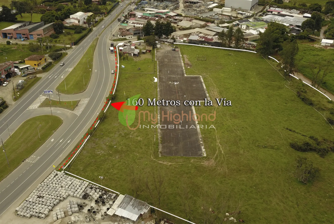 Lote Industrial 25.000 m² Autopista Medellín Bogotá (Rionegro)