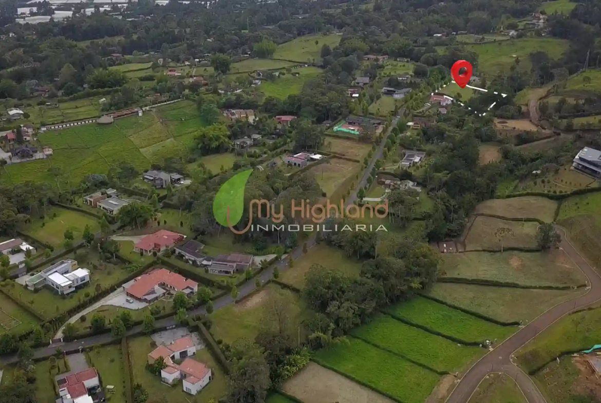 Lote En Parcelación de 2.536 m² Vía San Antonio- La Ceja