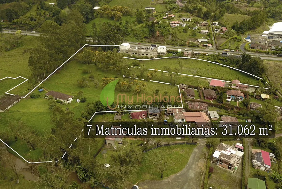 Lote industrial de 31.062 m2 sobre la Autopista Medellín–Bogotá