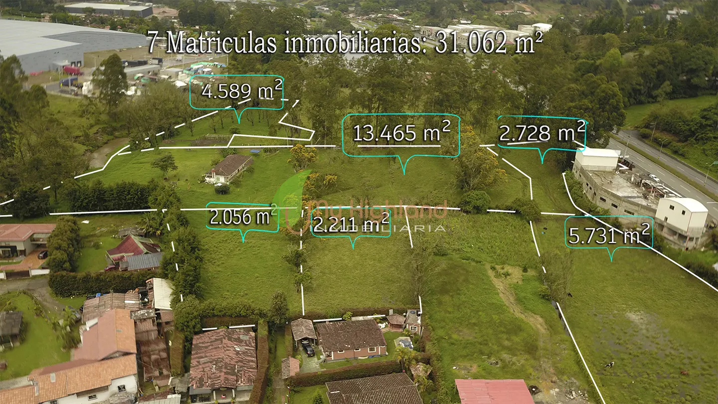 Lote industrial de 31.062 m2 sobre la Autopista Medellín–Bogotá