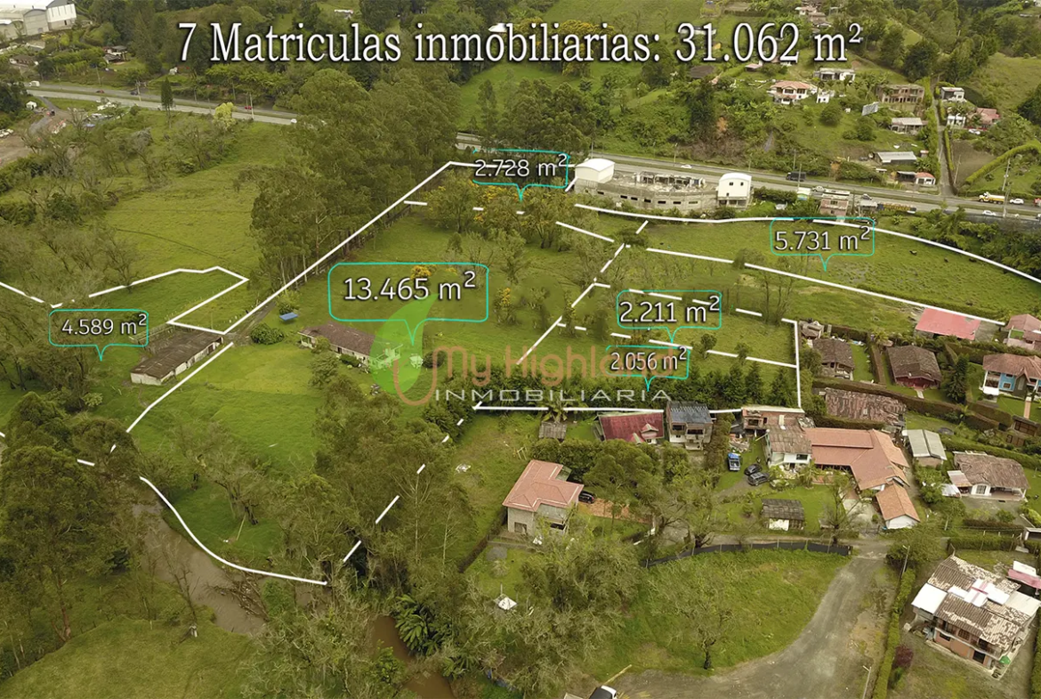 Lote industrial de 31.062 m2 sobre la Autopista Medellín–Bogotá