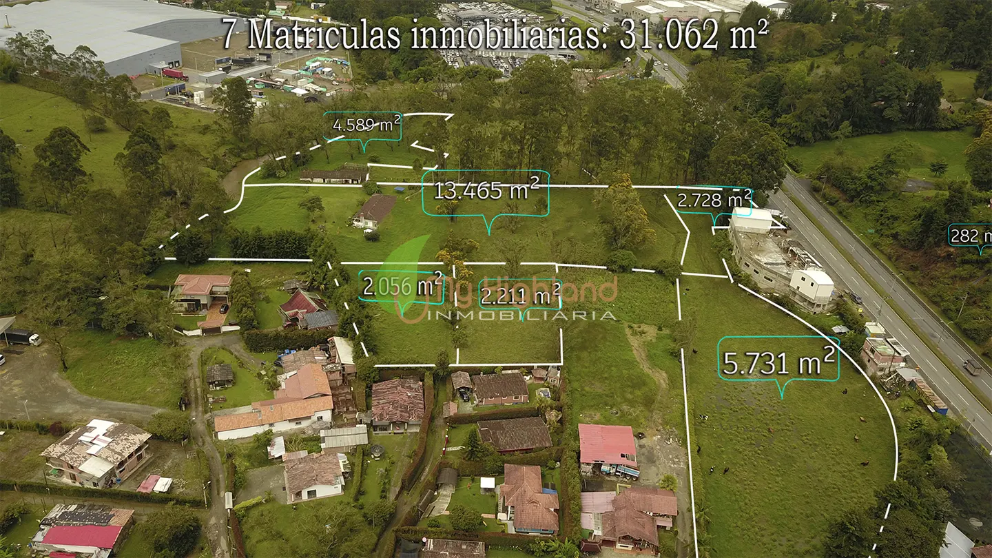Lote industrial de 31.062 m2 sobre la Autopista Medellín–Bogotá