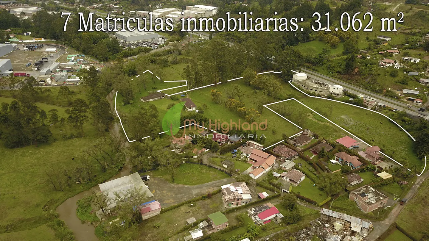 Lote industrial de 31.062 m2 sobre la Autopista Medellín–Bogotá