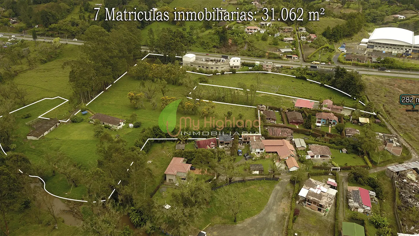 Lote industrial de 31.062 m2 sobre la Autopista Medellín–Bogotá