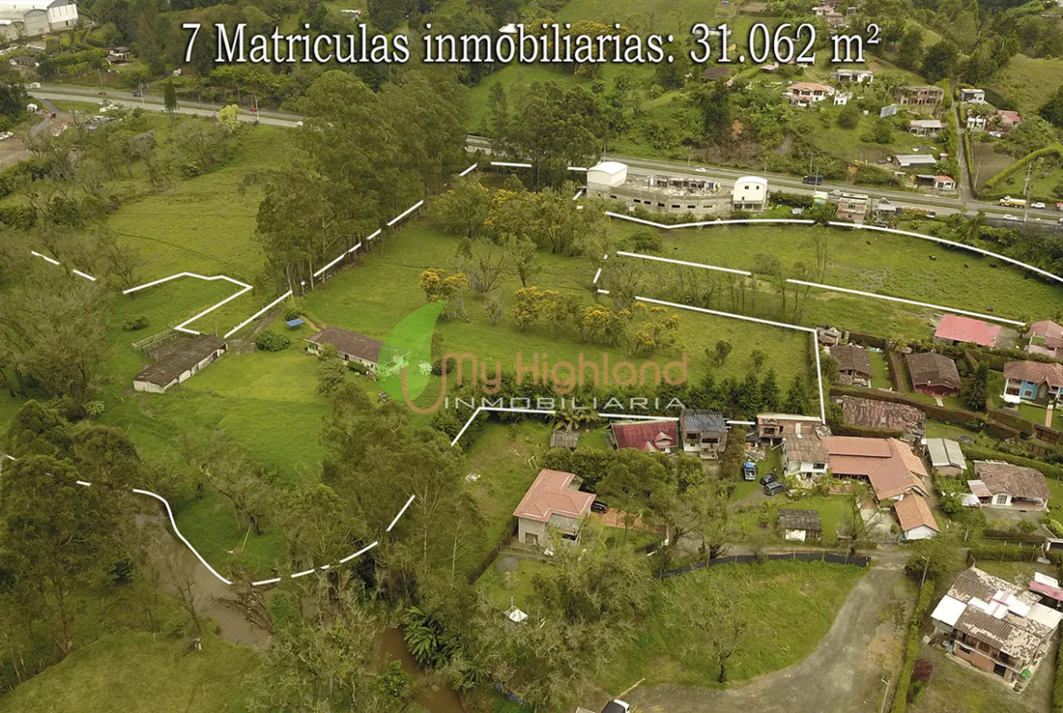 Lote industrial de 31.062 m2 sobre la Autopista Medellín–Bogotá